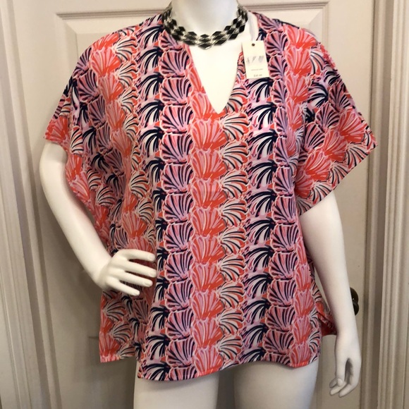 Simply Southern Drape Poncho Style Blouse NWT Size S Boho Hippie Beach S… - Picture 1 of 12